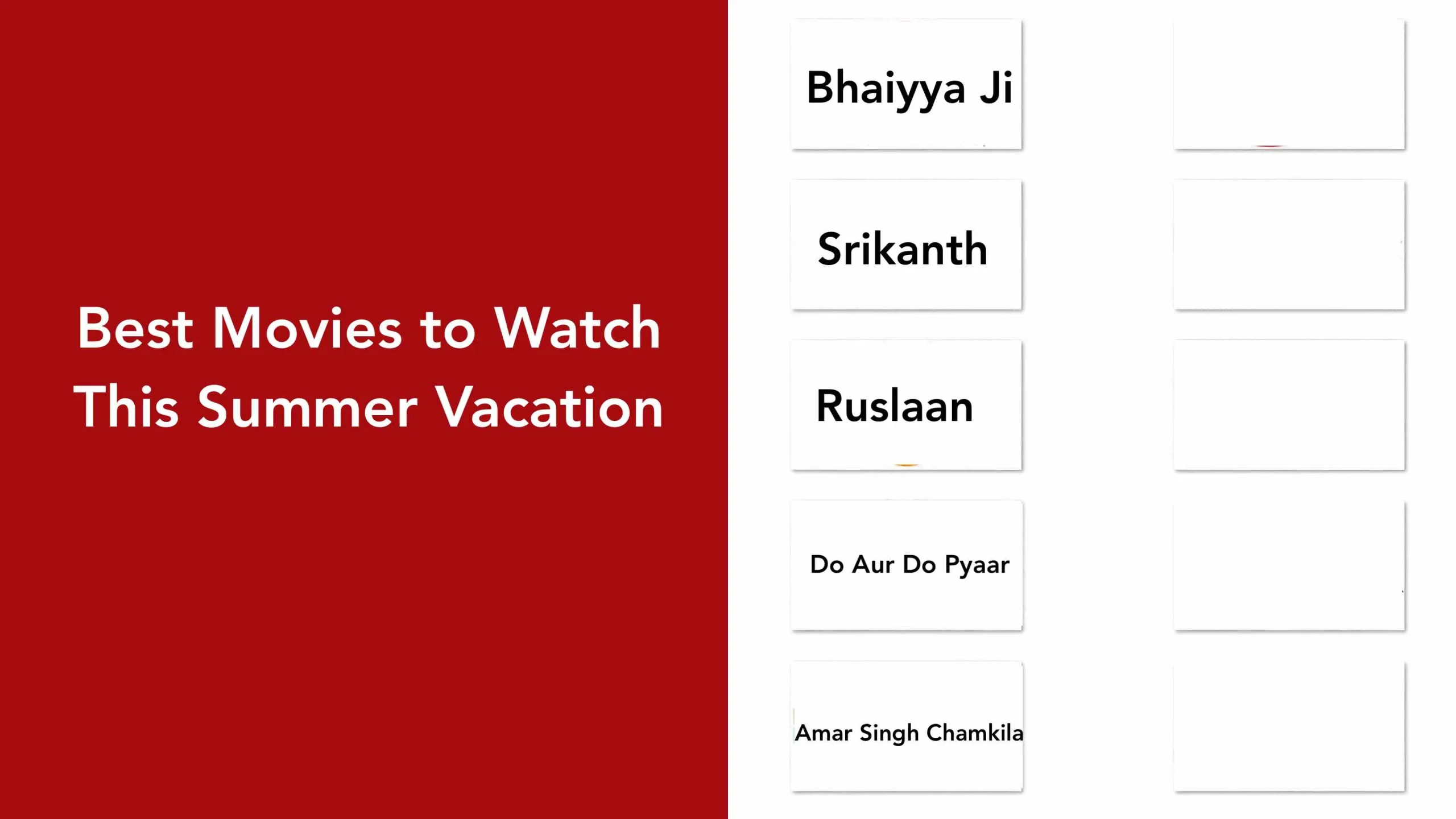 Best Movies to Watch This Summer Vacation